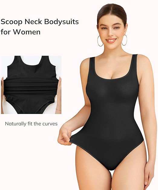 Women Shapewear Tummy Control Bodysuit Seamless Sculpting Snatched Waist shaper Thong or Brief