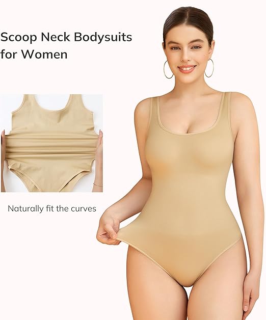 Women Shapewear Tummy Control Bodysuit Seamless Sculpting Snatched Waist shaper Thong or Brief