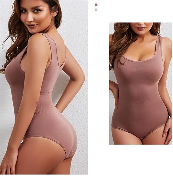 Women Shapewear Tummy Control Bodysuit Seamless Sculpting Snatched Waist shaper Thong or Brief