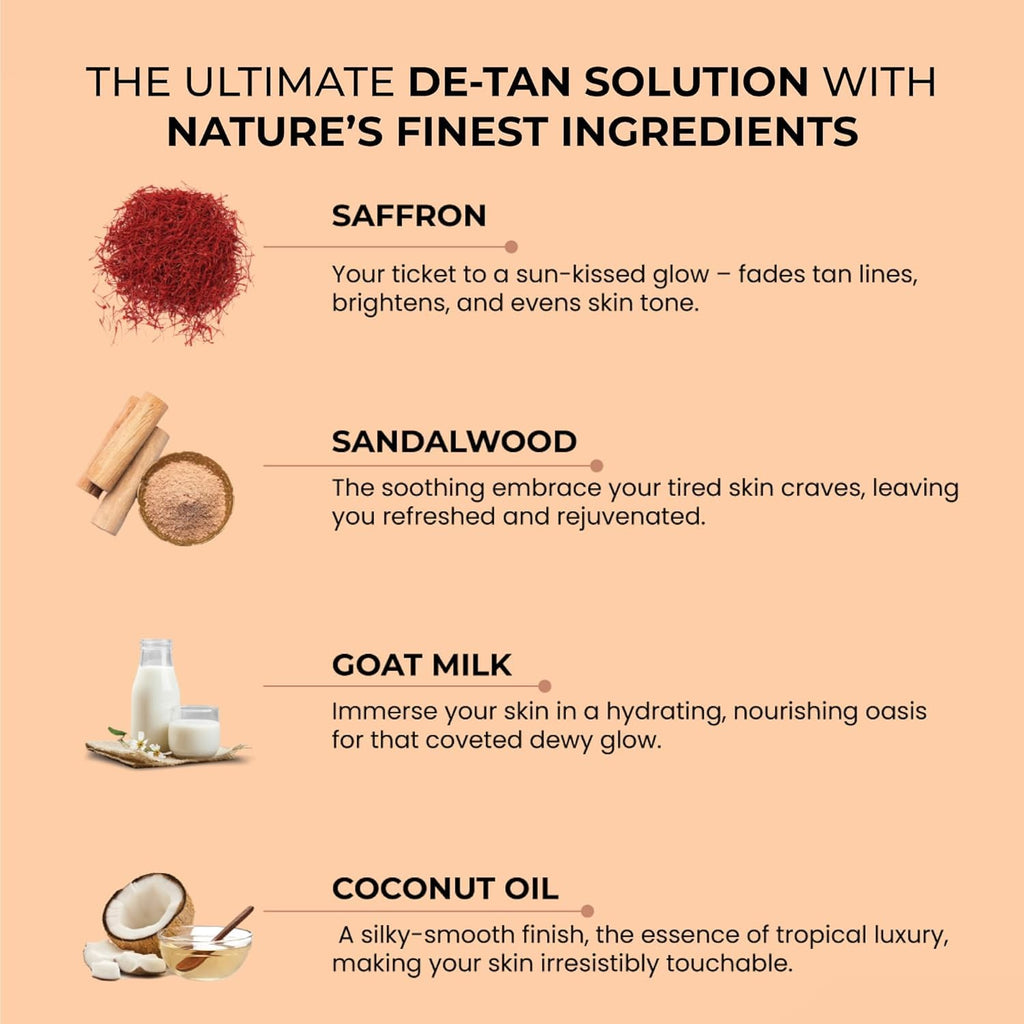 Ghar Soaps Sandalwood & Saffron Magic Soaps For Bath (300 Gms Pack Of 3) | Paraben Free | Chandan & Kesar Bath Soap | Handmade Soaps For Glowing | Skin Brightening Soap For Men & Women