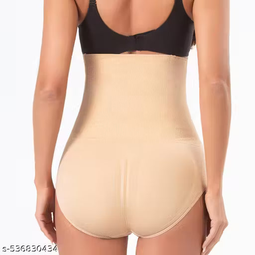 Women's and Girl,s Cotton Nylon Seamless Wired Tummy Control High Waist and Thigh Ladies Shaper Briefs, Panty Shapewear  combo pack of 2