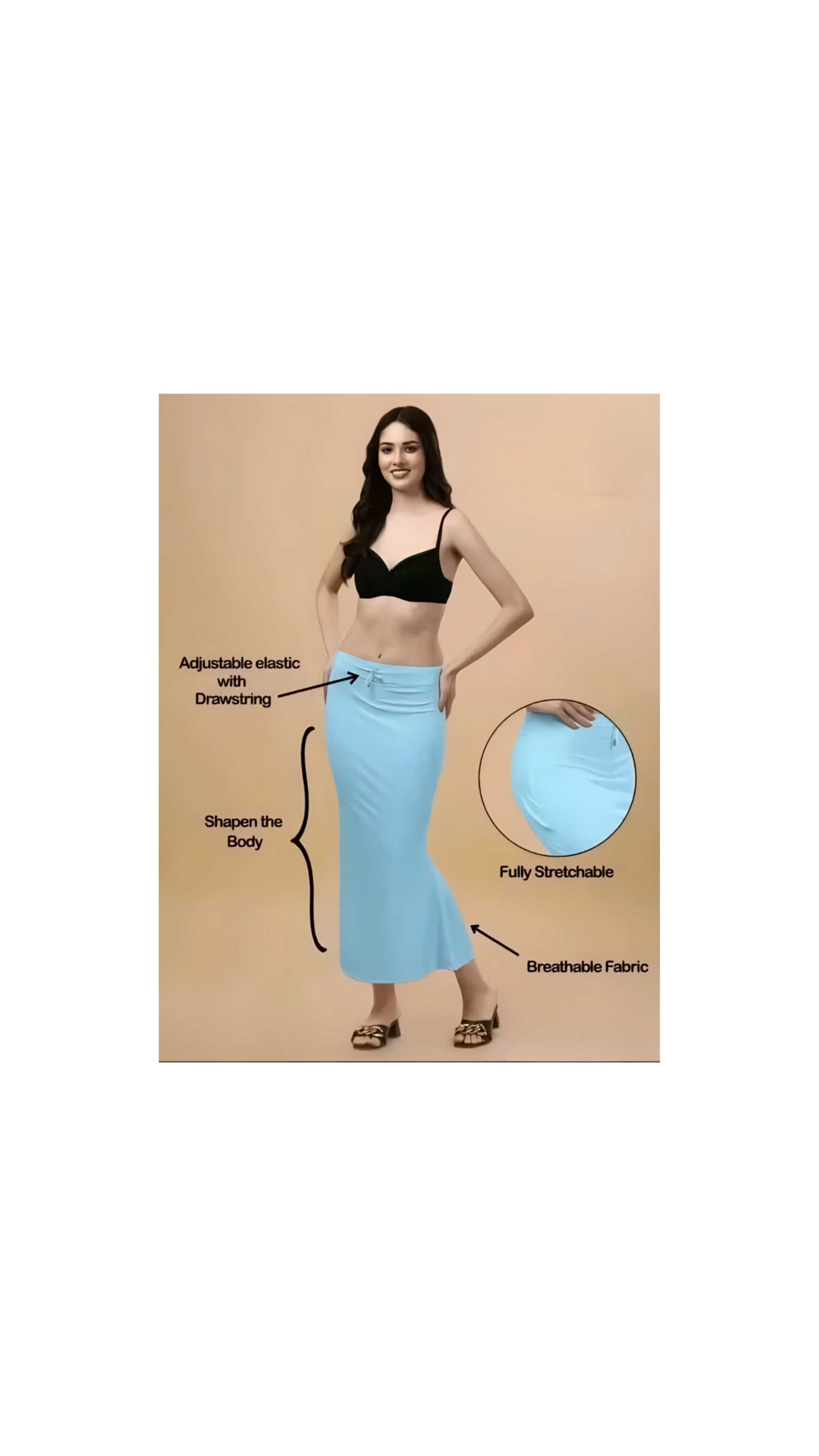 BODYSHAPER/SAREE SHAPEWEAR/PETICOAT