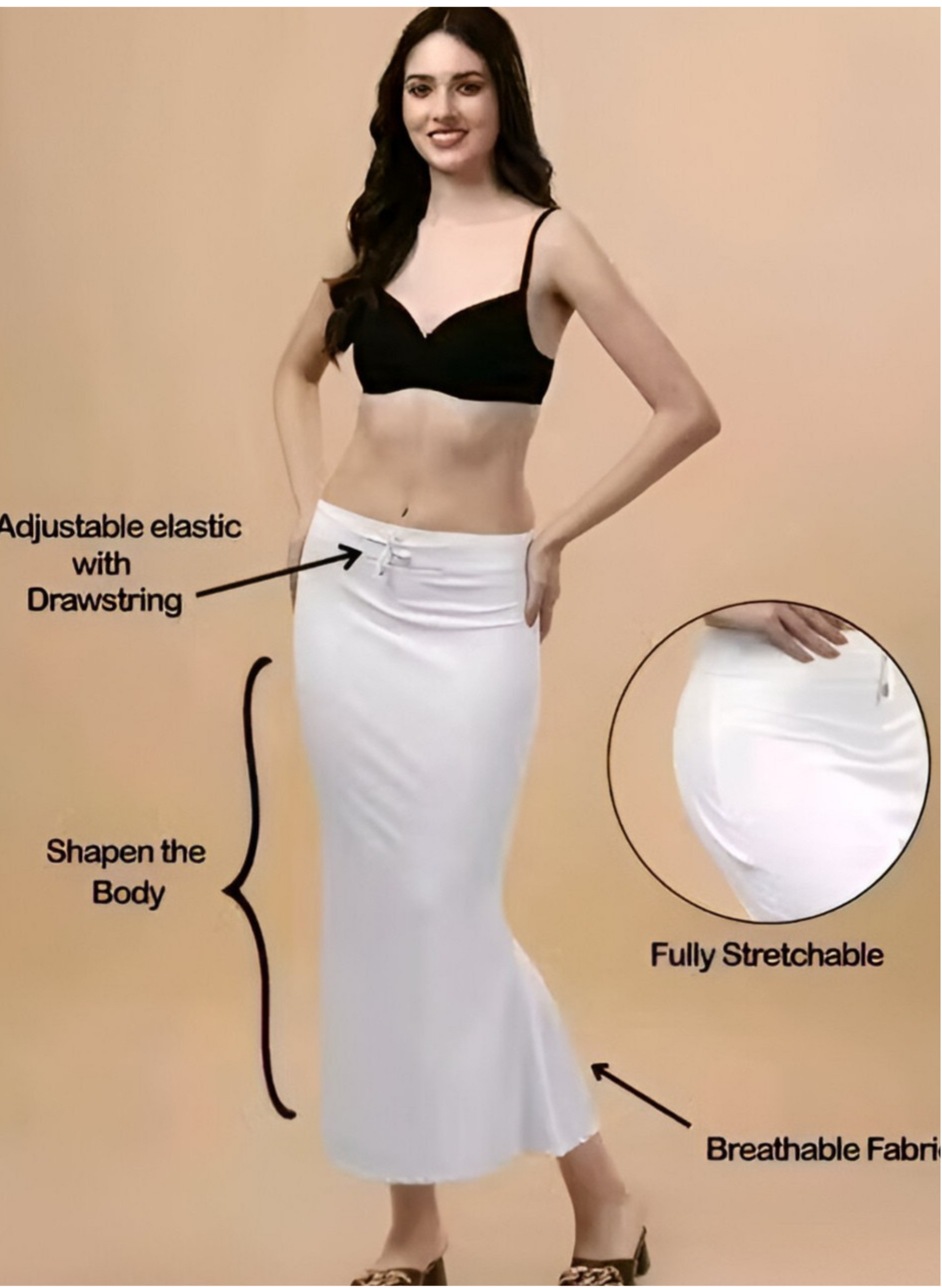 BODYSHAPER/SAREE SHAPEWEAR/PETICOAT