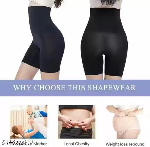 Women's Briefs High Waist Shapewear with Anti Rolling Strip Tummy Control Tucker Waist Slimming Panties Women Shapewear Underwear Women Waist Shaper Shapewear (pack of 2)